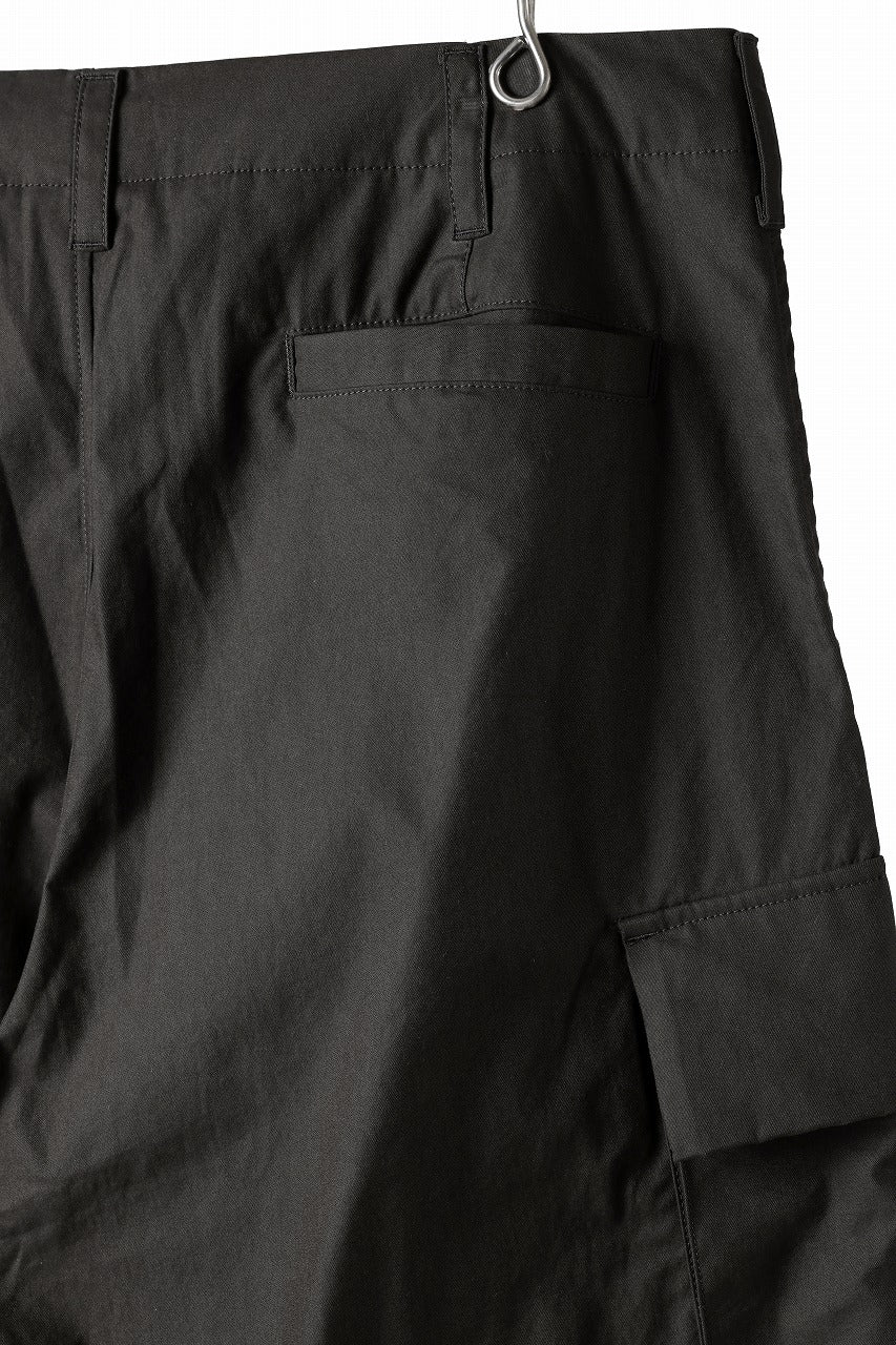 Ten c CARGO TROUSERS / PIECE DYED CONYPE MICRO-FIBER (DARK OLIVE)