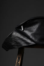 画像をギャラリービューアに読み込む, ierib Waist-Shoulder Bag / FVT Oiled Horse Leather (BLACK)