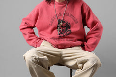 画像をギャラリービューアに読み込む, LASTMAN PRINTED CREW NECK -SUN RISE- (RED)