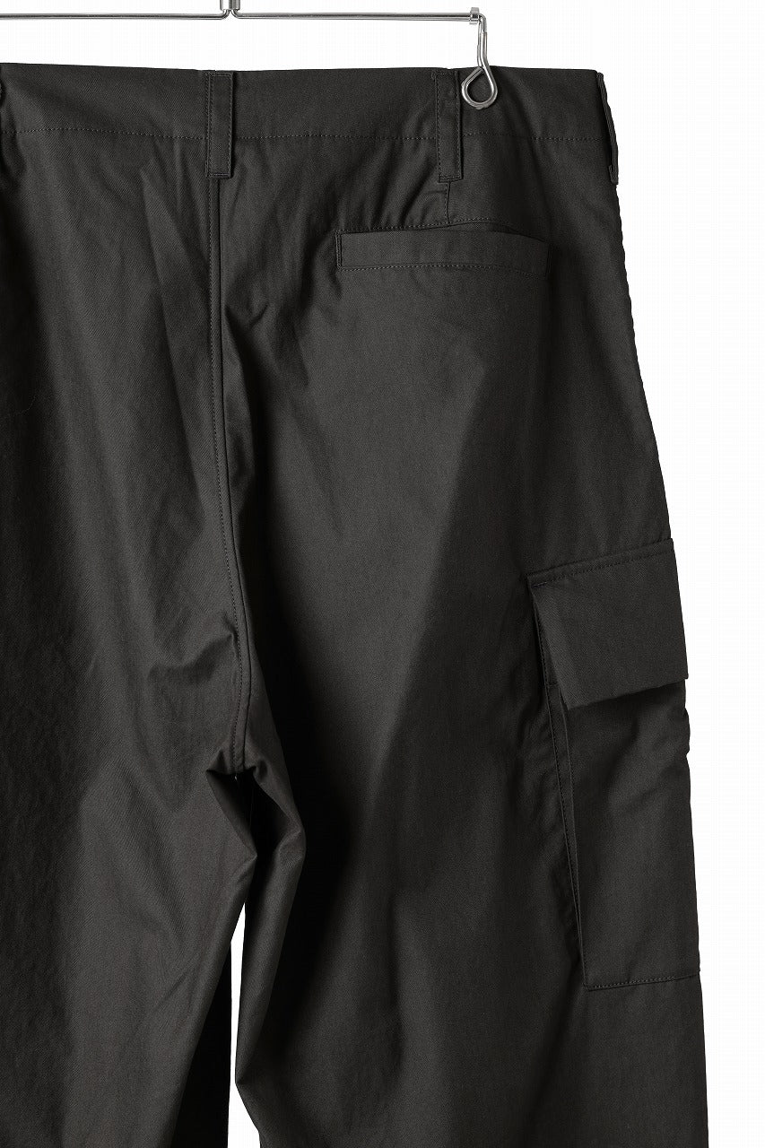 Ten c CARGO TROUSERS / PIECE DYED CONYPE MICRO-FIBER (DARK OLIVE)