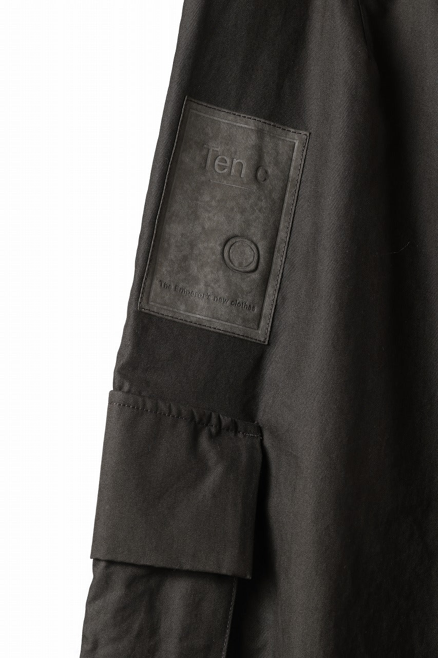 Ten c CARGO TROUSERS / PIECE DYED CONYPE MICRO-FIBER (DARK OLIVE)