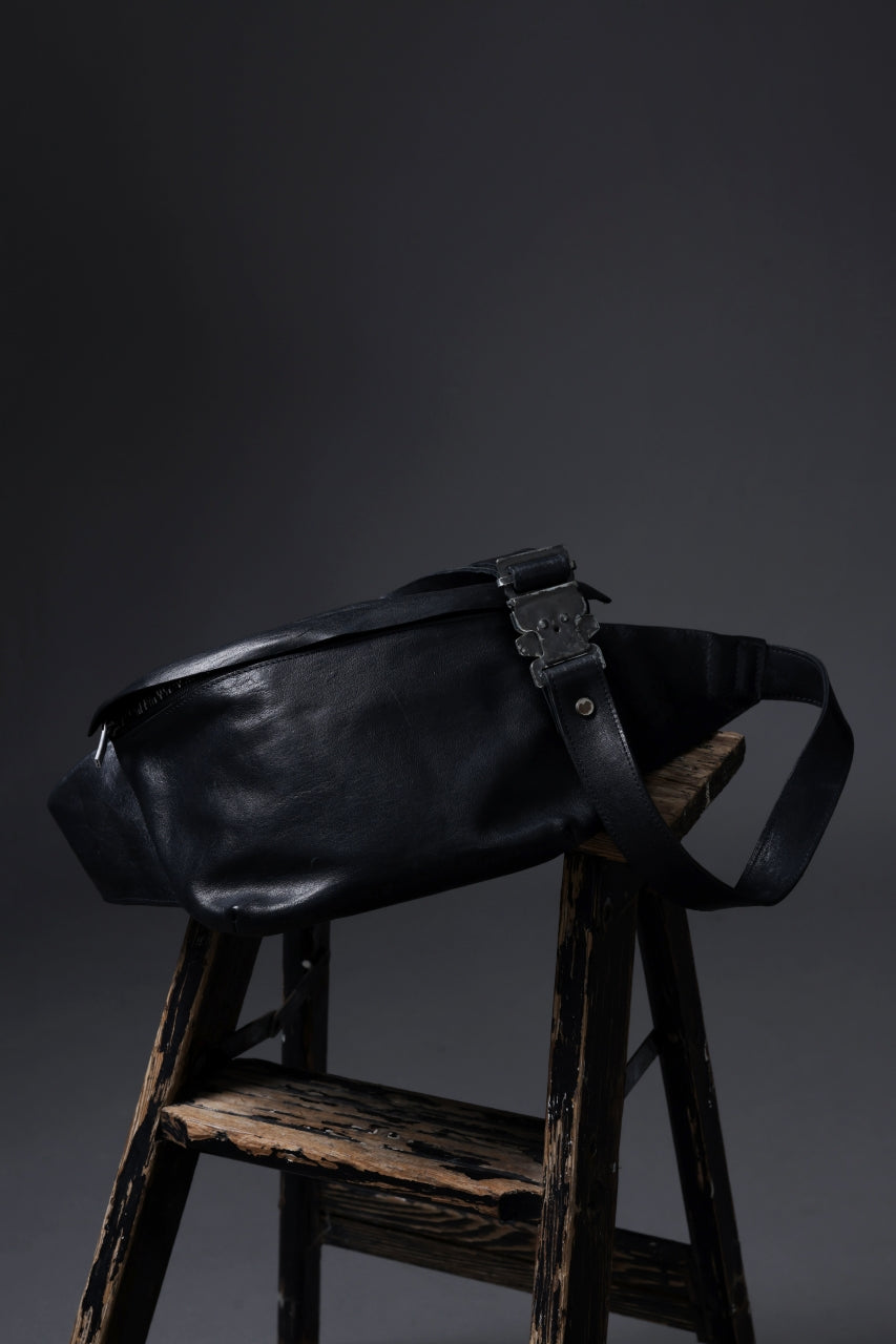 ierib Waist-Shoulder Bag / FVT Oiled Horse Leather (BLACK)