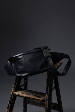 画像をギャラリービューアに読み込む, ierib Waist-Shoulder Bag / FVT Oiled Horse Leather (BLACK)