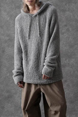 Ten c BOUCLE WOOL KNIT (GRAY)