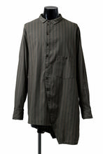 Load image into Gallery viewer, Aleksandr Manamis Asymmetric Striped Shirt (STRIPES)