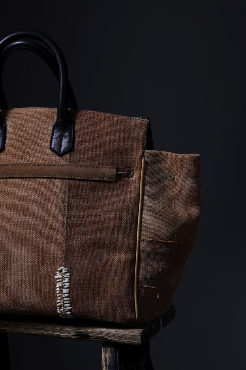 ierib Bark Bag #30 type-2 / Vintage SAKABUKURO + Waxed Horse Butt Leather  (BROWN / BLACK)の商品ページ | イエリブの公式通販 - LOOM OSAKA ONLIN STORE