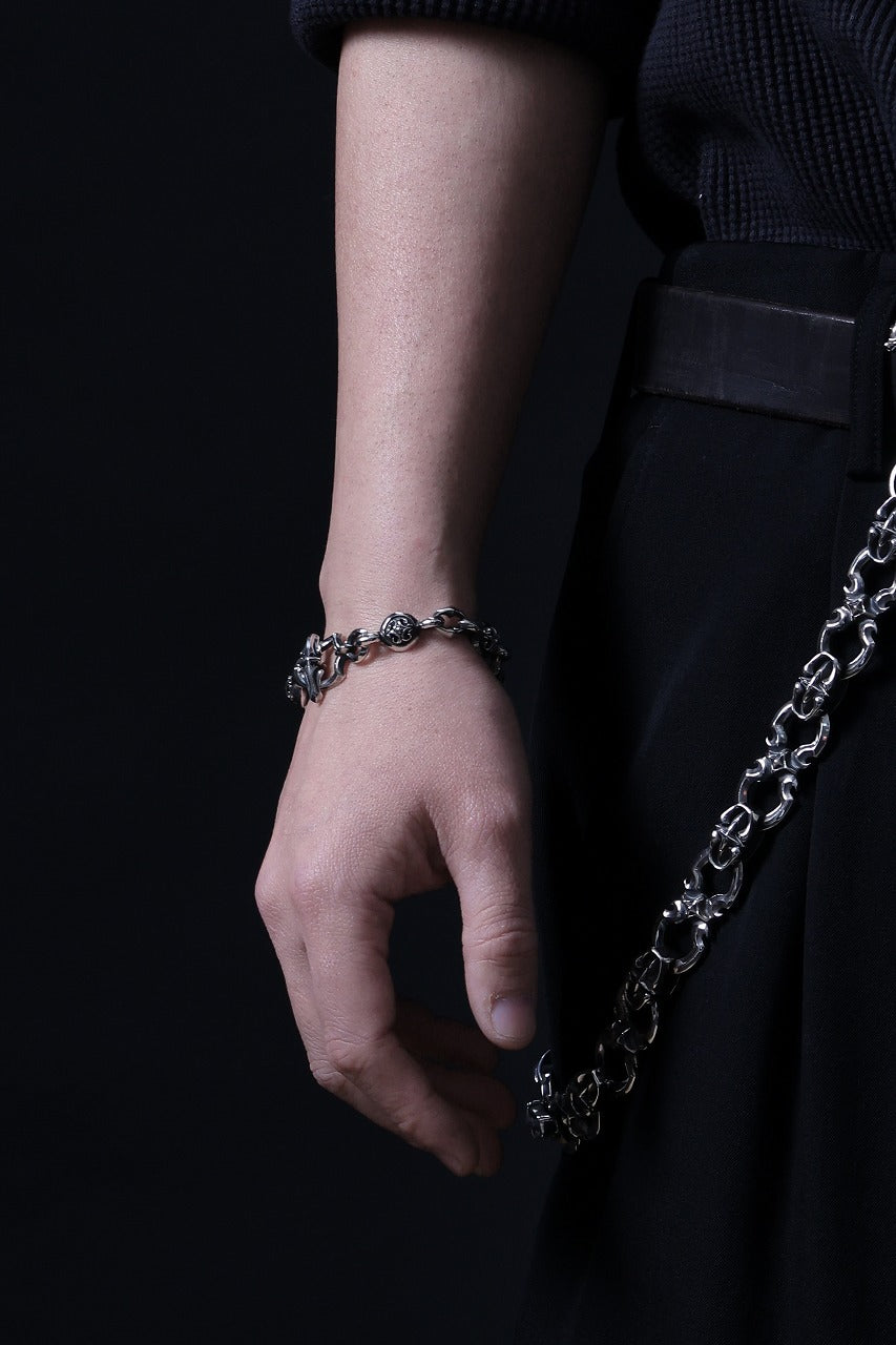 画像をギャラリービューアに読み込む, Loud Style Design - GET IN THE RING "UB-019" SILVER BRACELET
