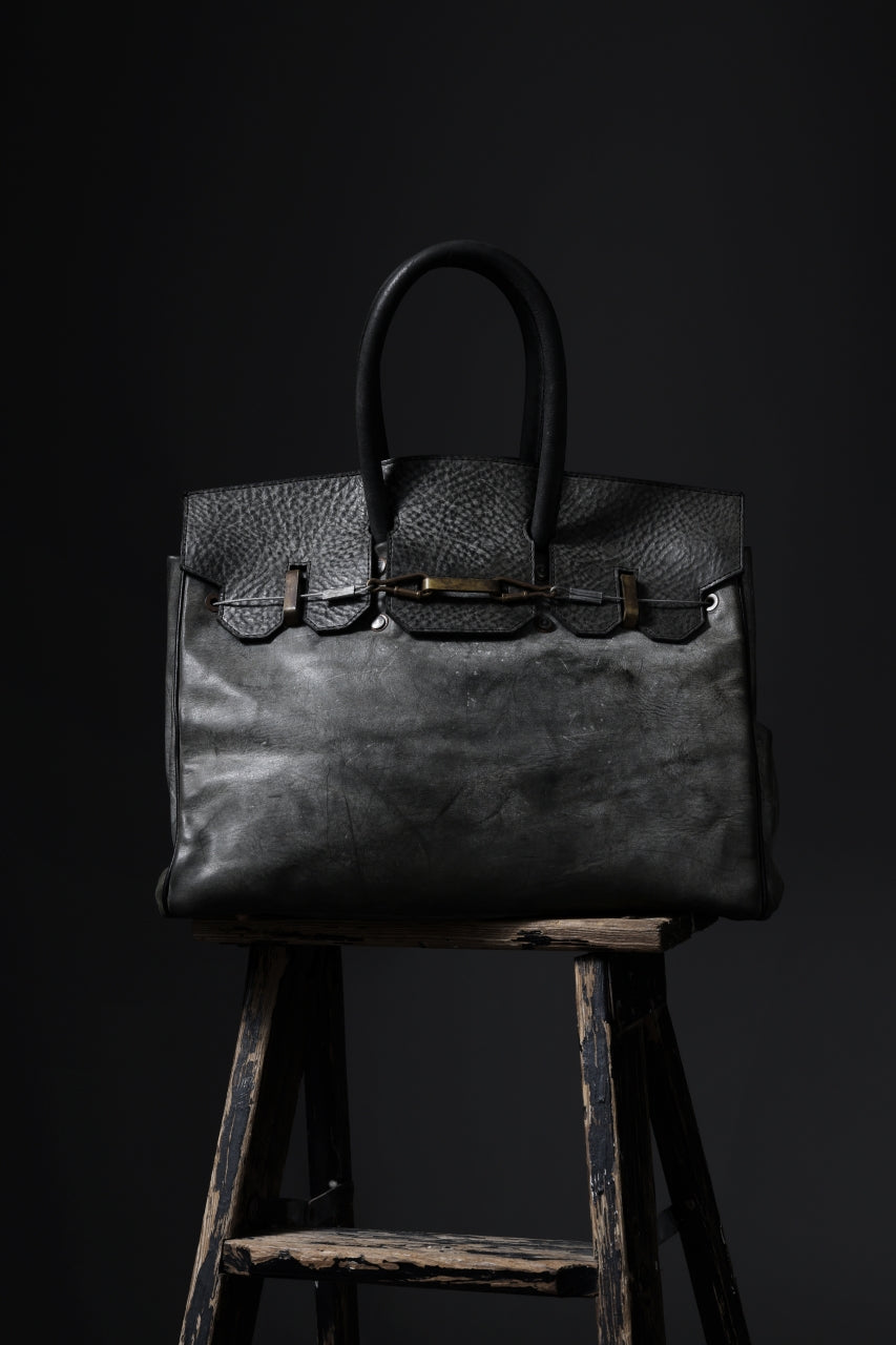 画像をギャラリービューアに読み込む, ierib Bark Bag #35 / Smith Leather (BLACK)