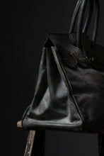 画像をギャラリービューアに読み込む, ierib Bark Bag #35 / Smith Leather (BLACK)