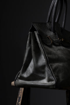 画像をギャラリービューアに読み込む, ierib Bark Bag #35 / Smith Leather (BLACK)