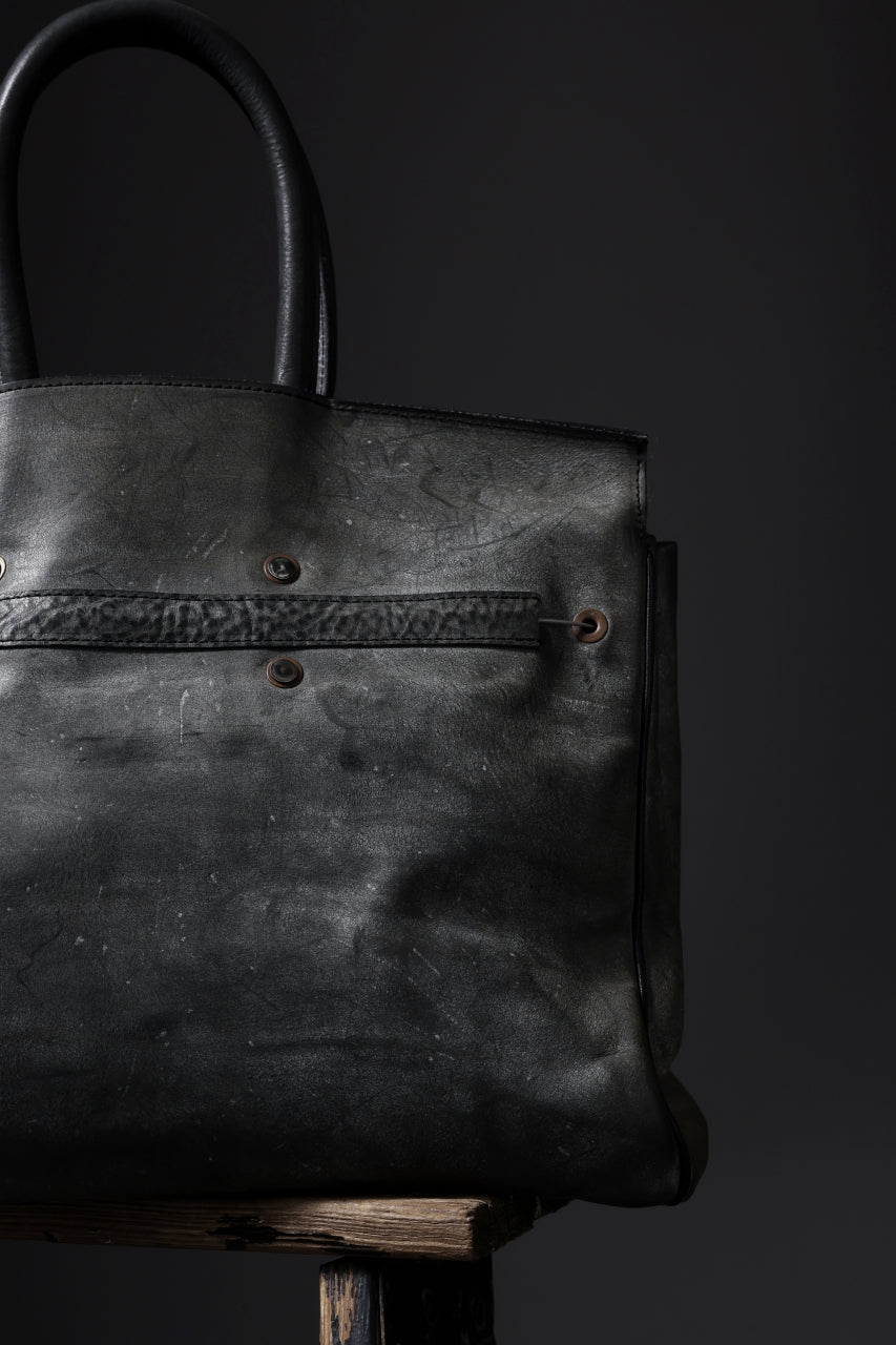 Load image into Gallery viewer, ierib Bark Bag #35 / Smith Leather (BLACK)