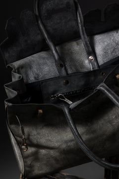 画像をギャラリービューアに読み込む, ierib Bark Bag #35 / Smith Leather (BLACK)