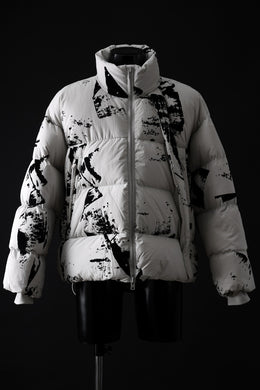 Y-3 Yohji Yamamoto FLOCK PUFFER JACKET / PERTEX® (BLACK + GRAY)