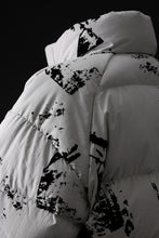 画像をギャラリービューアに読み込む, Y-3 Yohji Yamamoto FLOCK PUFFER JACKET / PERTEX® (BLACK + GRAY)