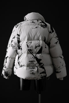 画像をギャラリービューアに読み込む, Y-3 Yohji Yamamoto FLOCK PUFFER JACKET / PERTEX® (BLACK + GRAY)