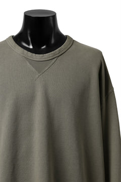 Load image into Gallery viewer, Ten c COTTON JERSEY SWEAT SHIRT / GARMENT DYED (ASH GRAY)