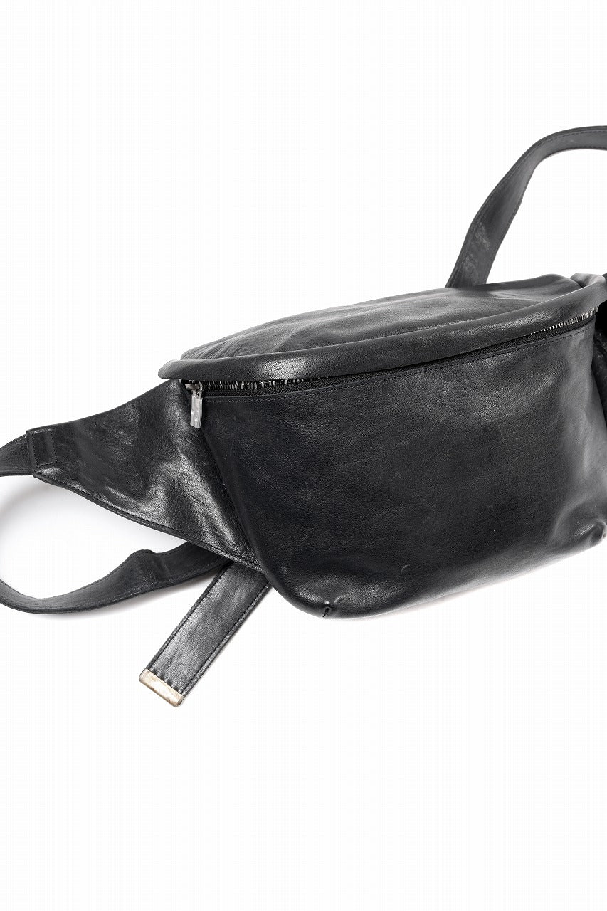 ierib Waist-Shoulder Bag / FVT Oiled Horse Leather (BLACK)