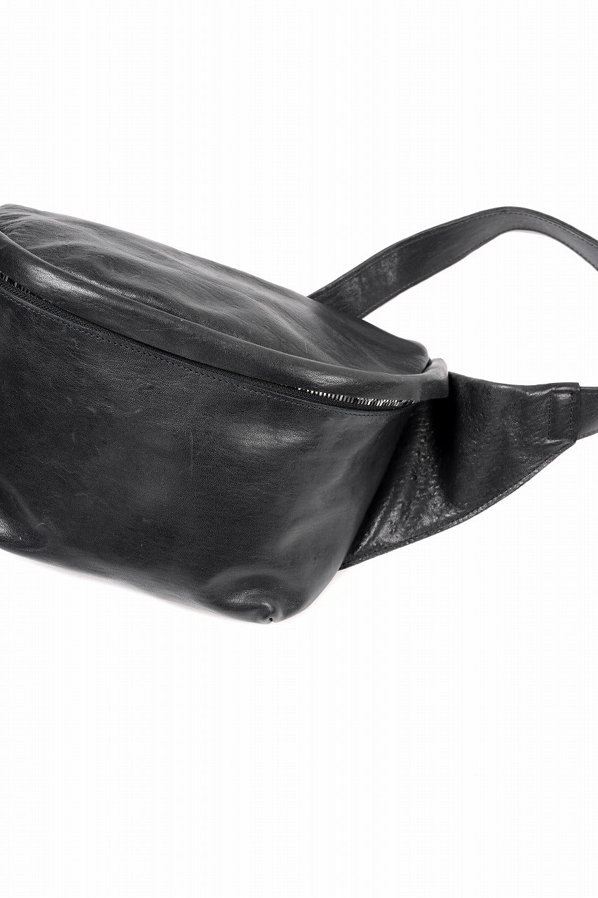 ierib Waist-Shoulder Bag / FVT Oiled Horse Leather (BLACK)