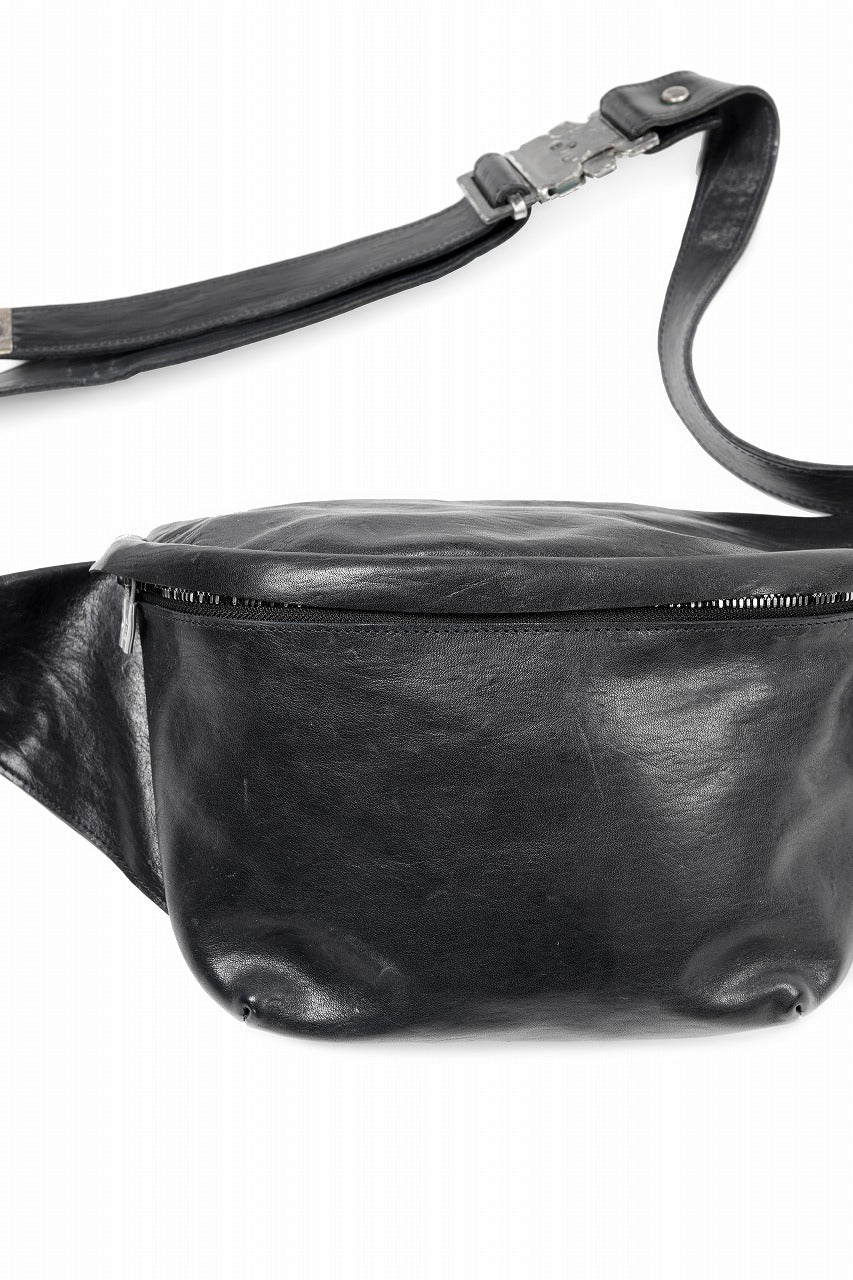 ierib Waist-Shoulder Bag / FVT Oiled Horse Leather (BLACK)