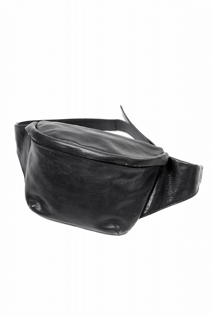 ierib Waist-Shoulder Bag / FVT Oiled Horse Leather (BLACK)