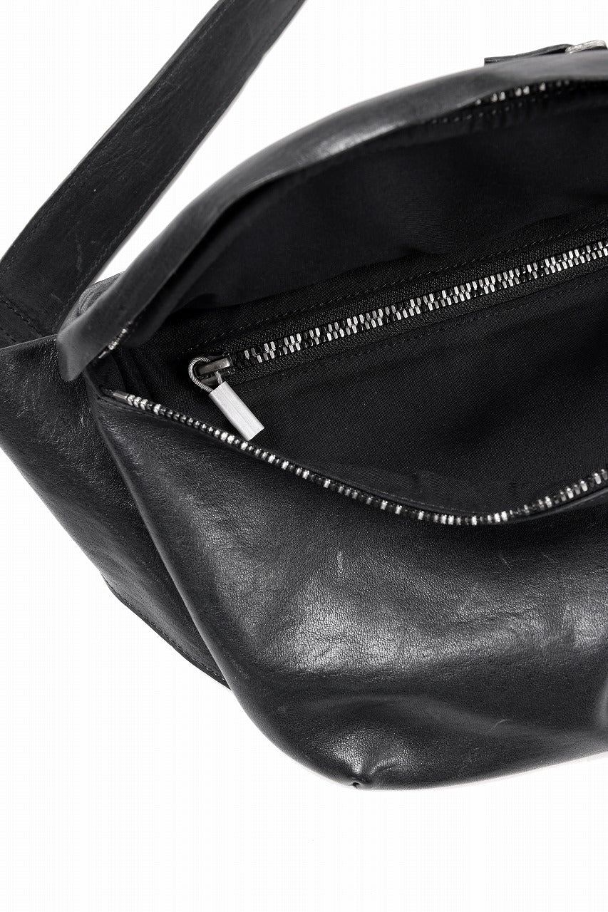 画像をギャラリービューアに読み込む, ierib Waist-Shoulder Bag / FVT Oiled Horse Leather (BLACK)