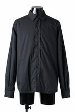 Load image into Gallery viewer, Ten c PADDED SHIRT / PIECE DYED COTTON/NYLON POPLIN (BLACK)