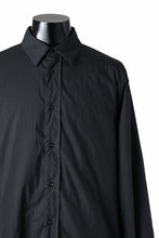 画像をギャラリービューアに読み込む, Ten c PADDED SHIRT / PIECE DYED COTTON/NYLON POPLIN (BLACK)