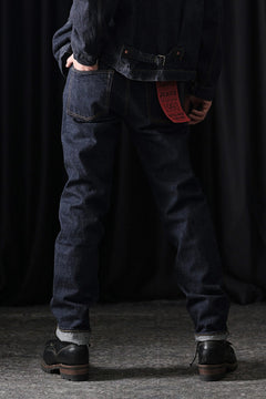 Load image into Gallery viewer, FULLCOUNT 1103W Clean Straight Jeans / 13.7oz Zimbabwe Selvedge Denim (INDIGO BLUE / ONE WASHED)