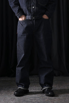 Load image into Gallery viewer, FULLCOUNT 0105W Wide Jeans / 13.7oz Zimbabwe Selvedge Denim (INDIGO BLUE / ONE WASHED)