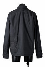 Load image into Gallery viewer, Ten c PADDED SHIRT / PIECE DYED COTTON/NYLON POPLIN (BLACK)