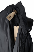 画像をギャラリービューアに読み込む, Ten c PADDED SHIRT / PIECE DYED COTTON/NYLON POPLIN (BLACK)