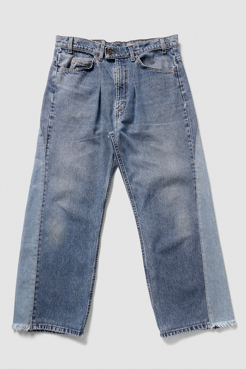 画像をギャラリービューアに読み込む, CHANGES REMAKE DENIM PANTS / VINTAGE LEVI’S JEANS (INDIGO)