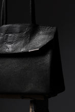 画像をギャラリービューアに読み込む, ierib exclusive TYPE-Ⅱ Bark Bag 30 / Wild Boar + Waxed Horse Butt Leather (BLACK)