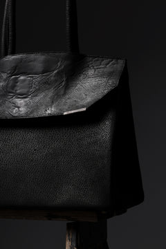 画像をギャラリービューアに読み込む, ierib exclusive TYPE-Ⅱ Bark Bag 30 / Wild Boar + Waxed Horse Butt Leather (BLACK)