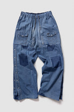 Load image into Gallery viewer, CHANGES LOOSEY REMAKE PANTS  / MADE BY VTG Wrangler SHIRT (INDIGO #A)