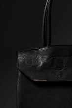 画像をギャラリービューアに読み込む, ierib exclusive TYPE-Ⅱ Bark Bag 30 / Wild Boar + Waxed Horse Butt Leather (BLACK)