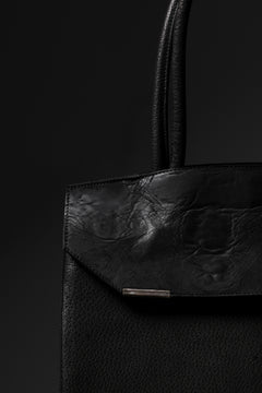 画像をギャラリービューアに読み込む, ierib exclusive TYPE-Ⅱ Bark Bag 30 / Wild Boar + Waxed Horse Butt Leather (BLACK)