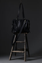 Load image into Gallery viewer, ierib exclusive Dr-Bag Small wt. Strap Belt / Horse Nubuck Leather (BLACK)