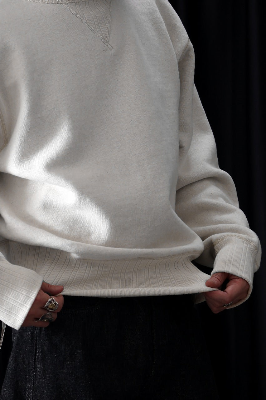 Load image into Gallery viewer, FULLCOUNT 3741 DOUBLE V SET IN SLEEVE MOTHER COTTON (ECRU)