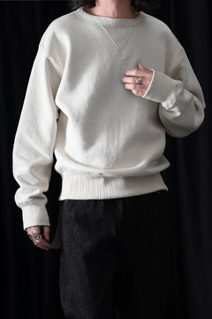 Load image into Gallery viewer, FULLCOUNT 3741 DOUBLE V SET IN SLEEVE MOTHER COTTON (ECRU)