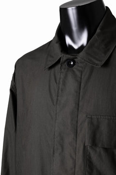 Load image into Gallery viewer, Ten c MIDLAYER FIELD JACKET / PIECE DYED CONYPE MICRO-FIBER (DARK OLIVE)