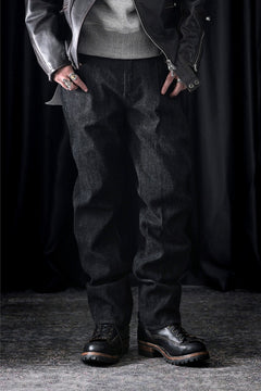 画像をギャラリービューアに読み込む, FULLCOUNT 1101BKSS Straight Jeans / 11.5oz Zimbabwe Selvedge Denim (BLACK / ONE WASHED)