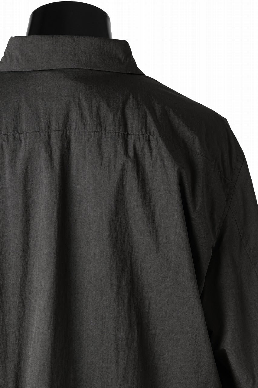 Load image into Gallery viewer, Ten c PADDED SHIRT / PIECE DYED COTTON/NYLON POPLIN (DARK GREEN)