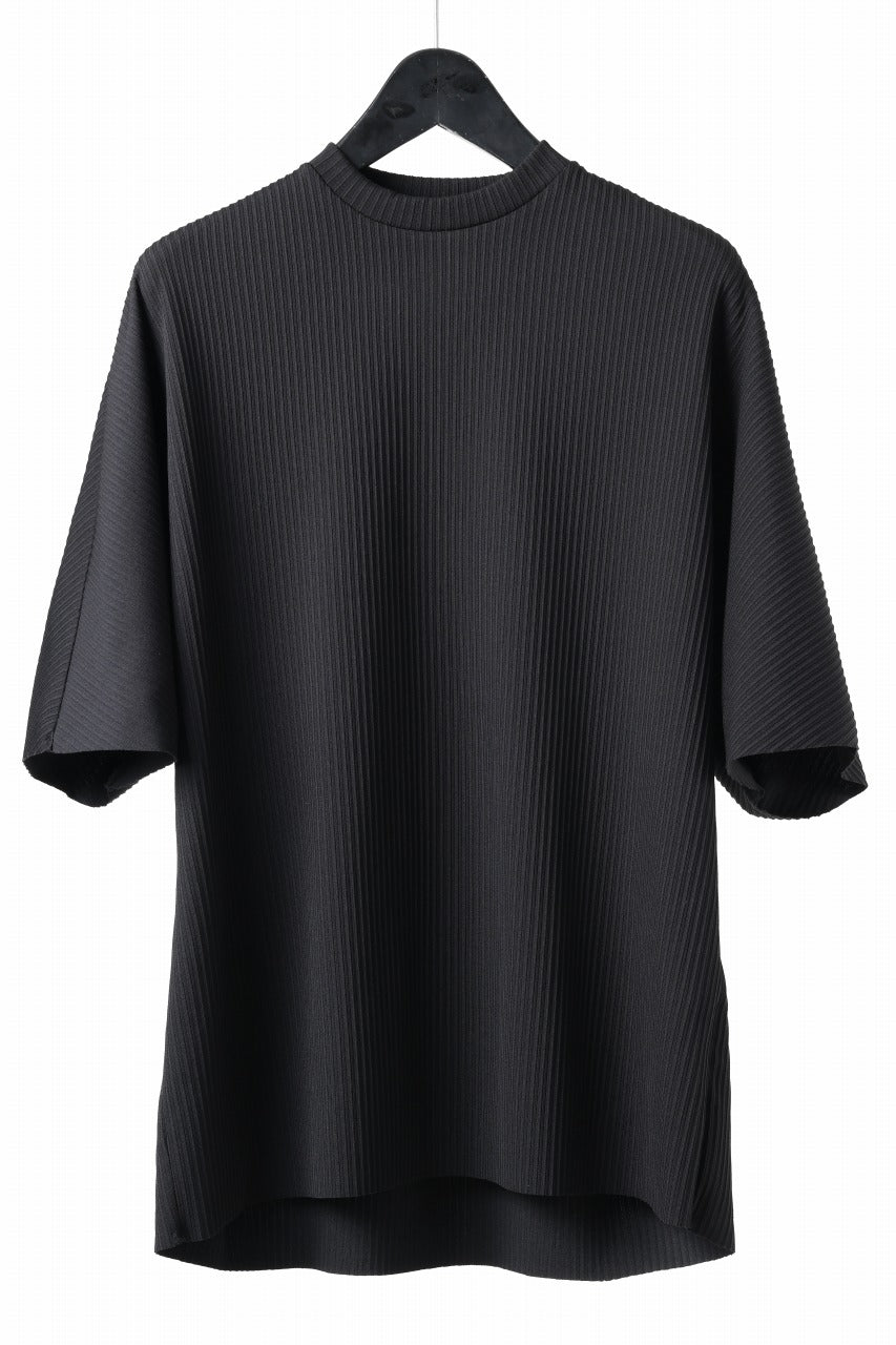TARO HORIUCHI 　トップス TARO HORIUCHI / th products Pleats KnittedTee / Salt Lake Rib