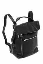 Load image into Gallery viewer, A.F ARTEFACT x Portaille LEATHER BACK PACK / WAXED HORSE LEAHER (BLACK)