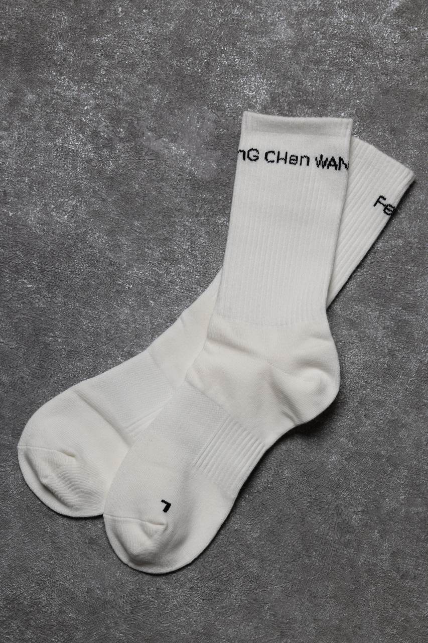 Feng Chen Wang LOGO SOCKS (WHITE)