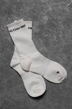 画像をギャラリービューアに読み込む, Feng Chen Wang LOGO SOCKS (WHITE)