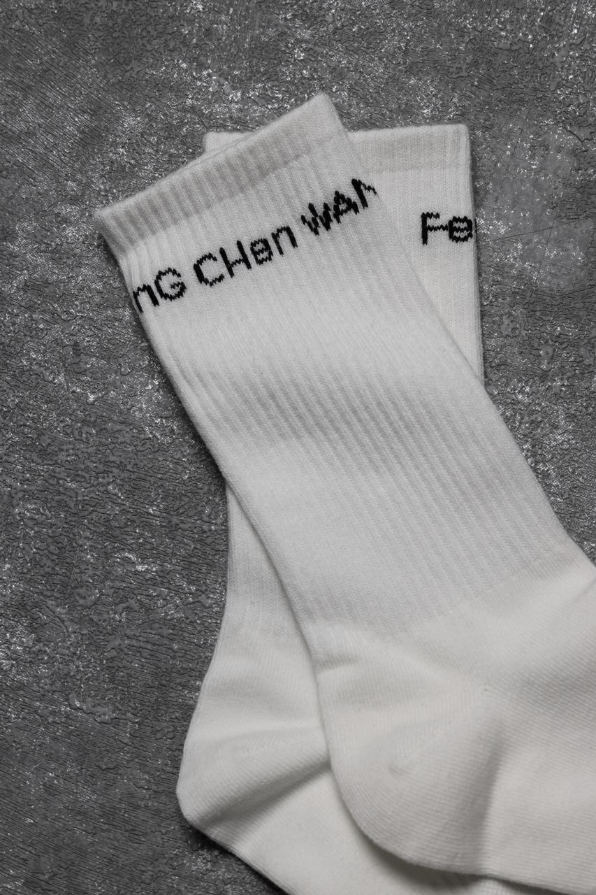 画像をギャラリービューアに読み込む, Feng Chen Wang LOGO SOCKS (WHITE)