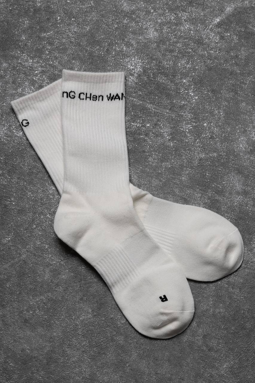 画像をギャラリービューアに読み込む, Feng Chen Wang LOGO SOCKS (WHITE)