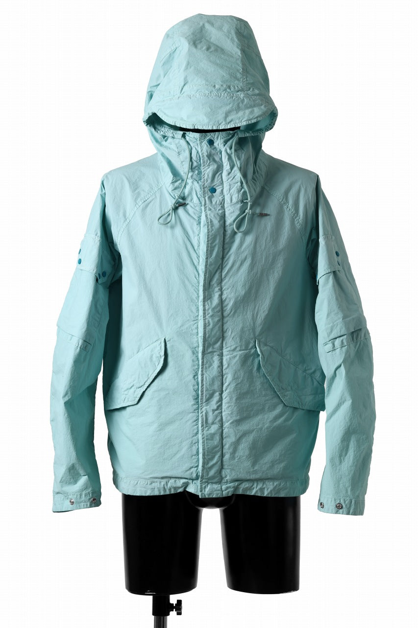 Load image into Gallery viewer, Ten c MID LAYER / GARMENT DYED LIGHT NYLON TACTEL (LIGHT BLUE)
